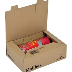 15 Boites postales d'expédition S - 25 cm x 17.5 cm x 8 cm - Logistipack