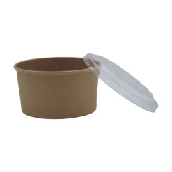 200 Bols salade Kraft 1140 ml + Couvercles