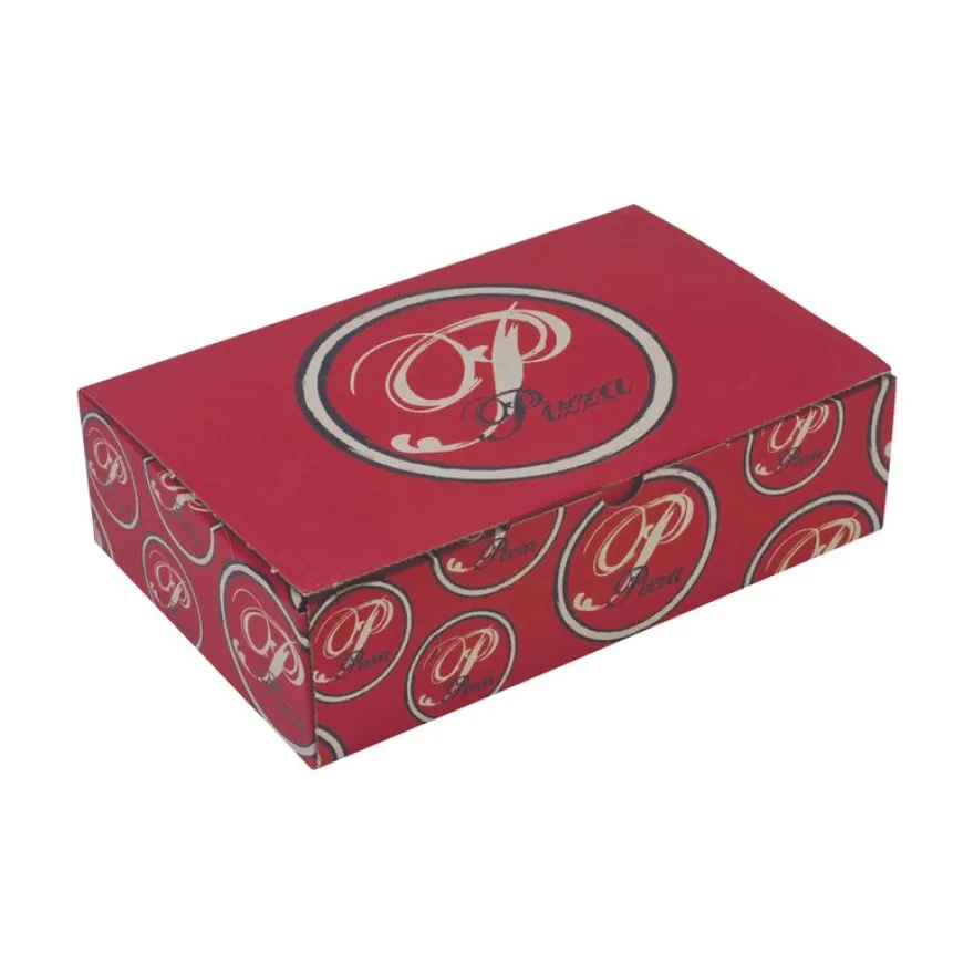 100 Boîtes à calzone Kraft brun - 17 x 27 x 7.2 cm
