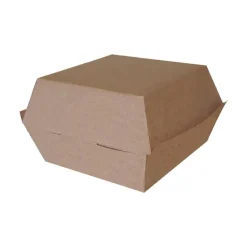 50 Boîtes burger PM Kraft brun - 110 x 110 x 80 mm