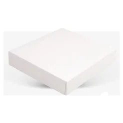50 Boîtes pâtissières carton blanc - 20 x 20 x 5 cm