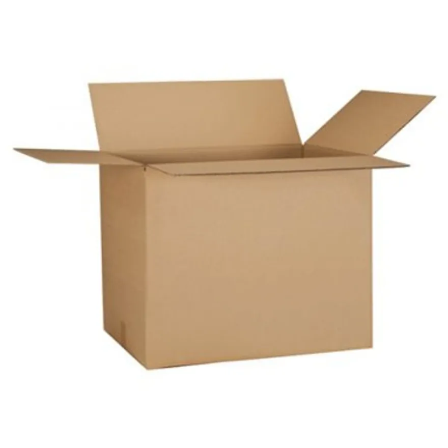 20 cartons caisses américaines - 25 cm x 25 cm x 25 cm - simple cannelure - Logistipack