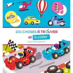 101 choses à trouver et à coller: ça bouge !