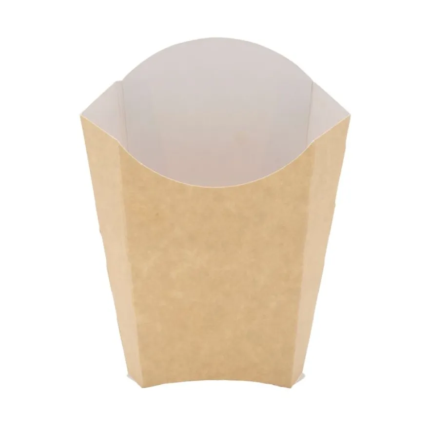 250 Cornets à frites GM Kraft blanc - 133 (L) x 170 (H) mm