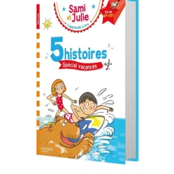 5 histoires spécial vacances - Sami et Julie - CP/CE1 - par Bonté Thérèse, Massonaud Emmanuelle - livre d'images
