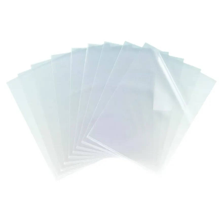 100 Pochettes coin neutres - A4 - pour 25 feuilles - 12/100 - incolore