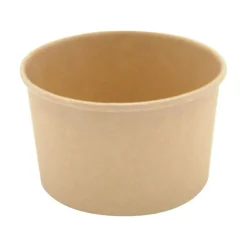 50 Pots à glace Kraft brun - 95 x 80 x 50 mm