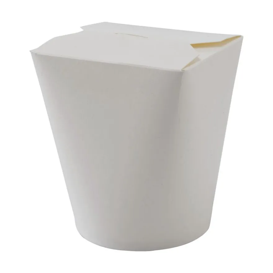 500 Pots plats chauds blanc - 500 ml
