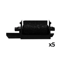 5 Rouleaux encreurs compatible Epson IR40 - noir - Armor