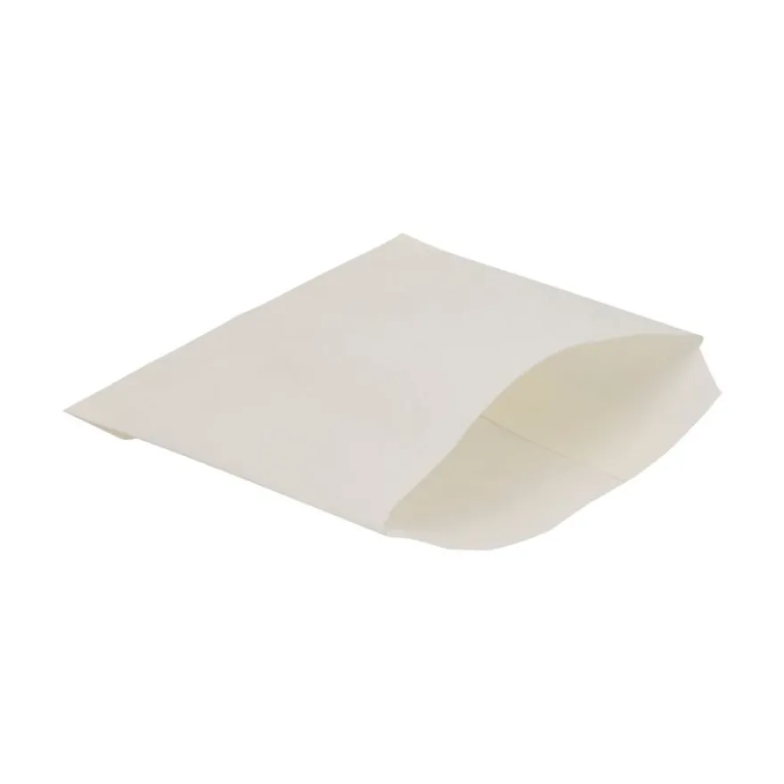 2000 Sachets frites ingraissables blanc - 115 x 120 mm