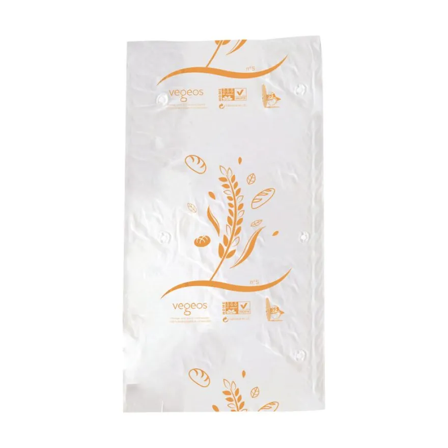 2000 Sacs à pain tranchés Nr 5 - 60 % 230 + 40/40 x 420 + 30 cm - beige