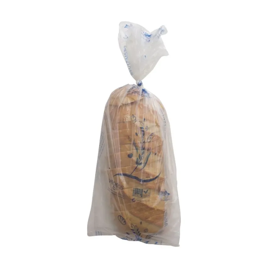 200 Sacs à pain tranchés Nr 4 - 60 % 160 + 50/50 x 430 + 30 cm - bleu