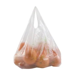 400 Sacs bretelles bio transparent 60 % - 24 + 14 x 45 cm