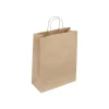 50 Sacs cadeau kraft - poignées torsadées - 45 cm x 17 cm x 48 cm - brun