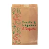 1000 Sacs kraft fruits 3 kg - 22 + 9 x 34 cm