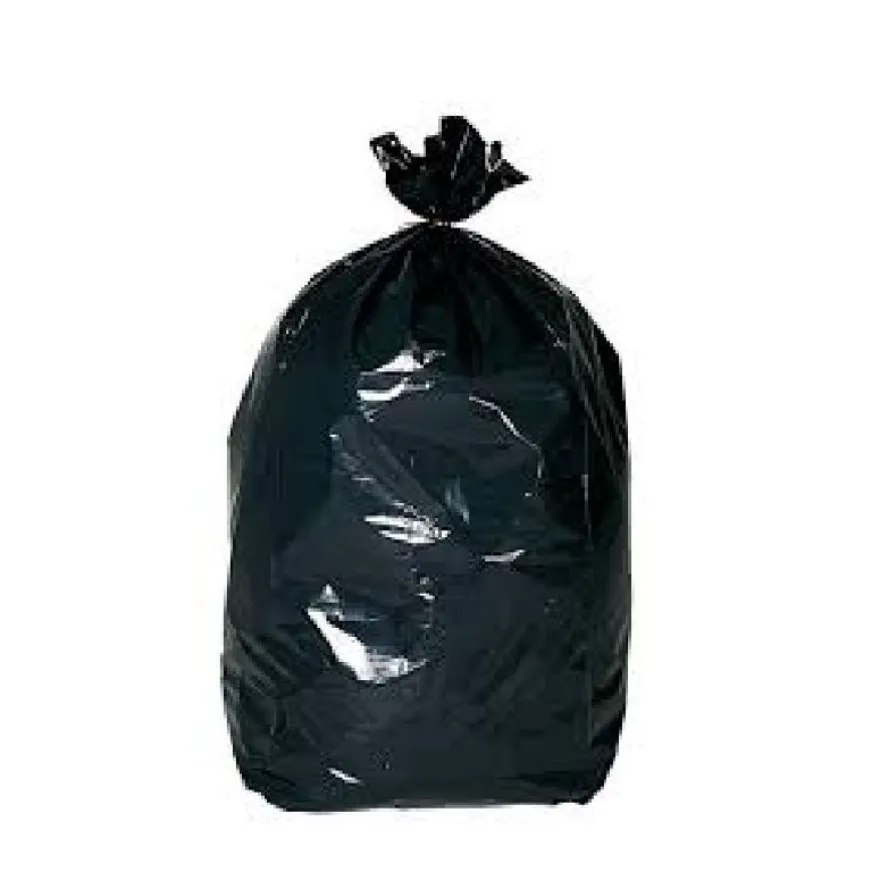 25 Sacs poubelle noir 110L - 35 microns