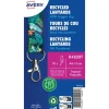10 tours de cou recyclés avec mousqueton - 44 x 2 cm - Motif tropical