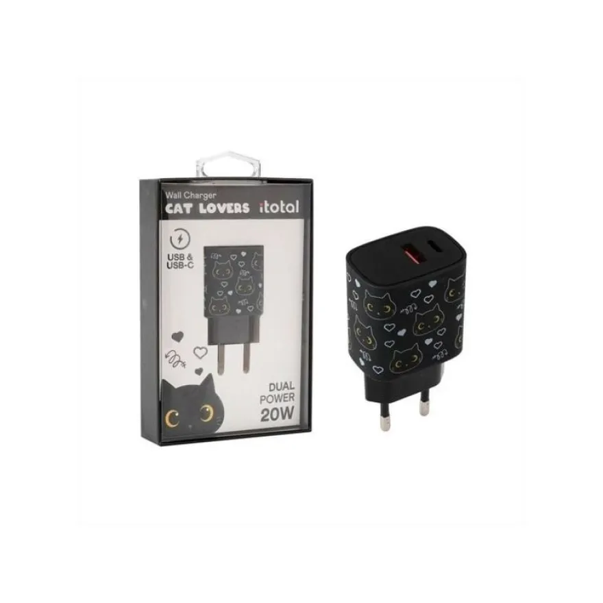 Adaptateur USB Black Cat I-Total - Charge rapide 20W
