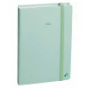 Agenda Année Civile - AFFAIRES COLOR Multilingue - Couverture Pastel avec élastique - Vert - 10x15 cm - Semainier - 13 mois de décembre à décembre - Quo Vadis