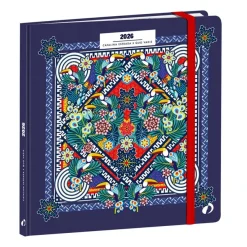 Agenda Année Civile - EXECUTIF FR - Couverture Catalina Estrada avec élastique - Toucan - 16x16 cm - Semainier - 13 mois de décembre à décembre - Quo Vadis