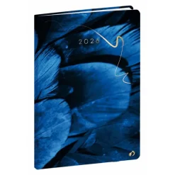 Agenda Année Civile - MINISTRE FR - Couverture Hipsy - Plume - 16x24 cm - Semainier - 13 mois de décembre à décembre - Quo Vadis