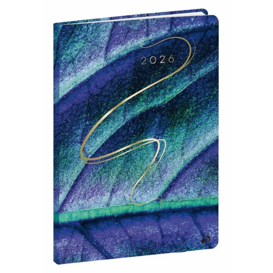 Agenda Année Civile - MINISTRE FR - Couverture Hipsy - Feuilles - 16x24 cm - Semainier - 13 mois de décembre à décembre - Quo Vadis