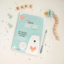 Agenda Baby Day non daté - 1 jour par page - 15 x 21 cm - Exacompta