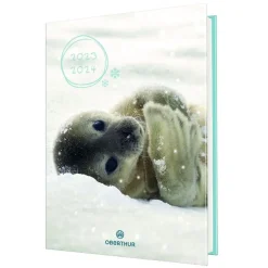Agenda Bébés Animaux - 1 jour par page - 12,5 x 17,5 cm - phoque - Oberthur