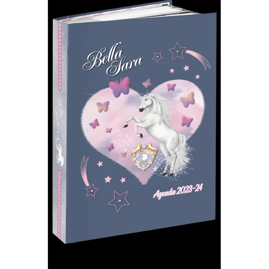 Agenda Bella Sara - 1 jour par page - 12 x 17 cm - différents modèles disponibles - Kid'Abord
