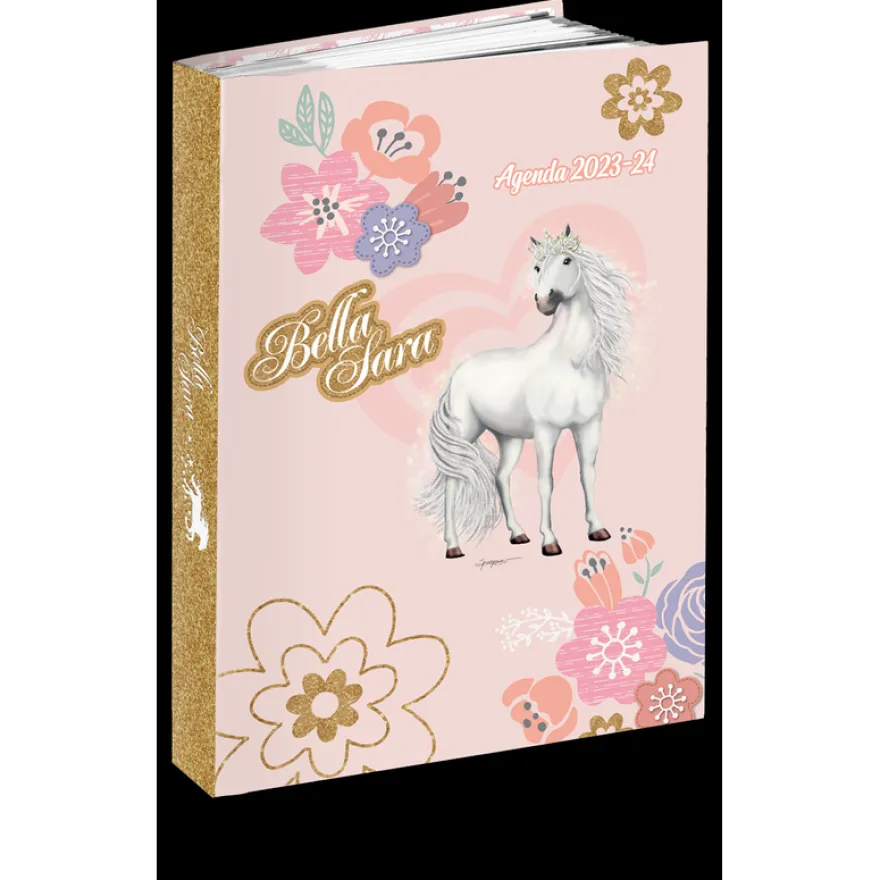 Agenda Bella Sara - 1 jour par page - 12 x 17 cm - différents modèles disponibles - Kid'Abord