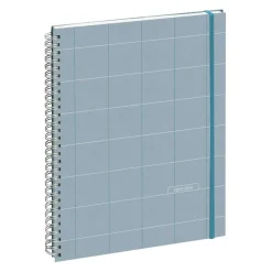 Agenda Casual - 1 semaine sur 2 pages - 16 mois - 21 x 29,7 cm - bleu clair - Exacompta