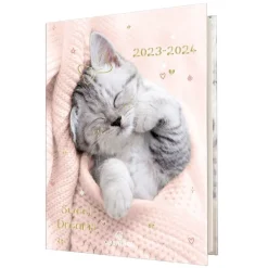 Agenda Chaton - 1 jour par page - 12,5 x 17,5 cm - interieur - Oberthur