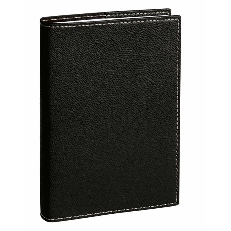 Agenda Club - 1 jour par page - 13 x 21 cm - noir - Quo Vadis