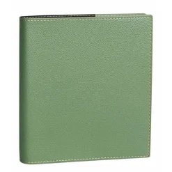 Agenda Club Executif - 1 semaine sur 2 pages - 16 x 16 cm - vert sauge - Quo Vadis