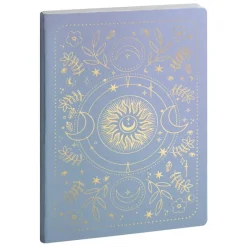 Agenda de bureau 16 mois Auréa - 1 semaine sur 1 page - 15 x 21 cm - Bleu - Exacompta