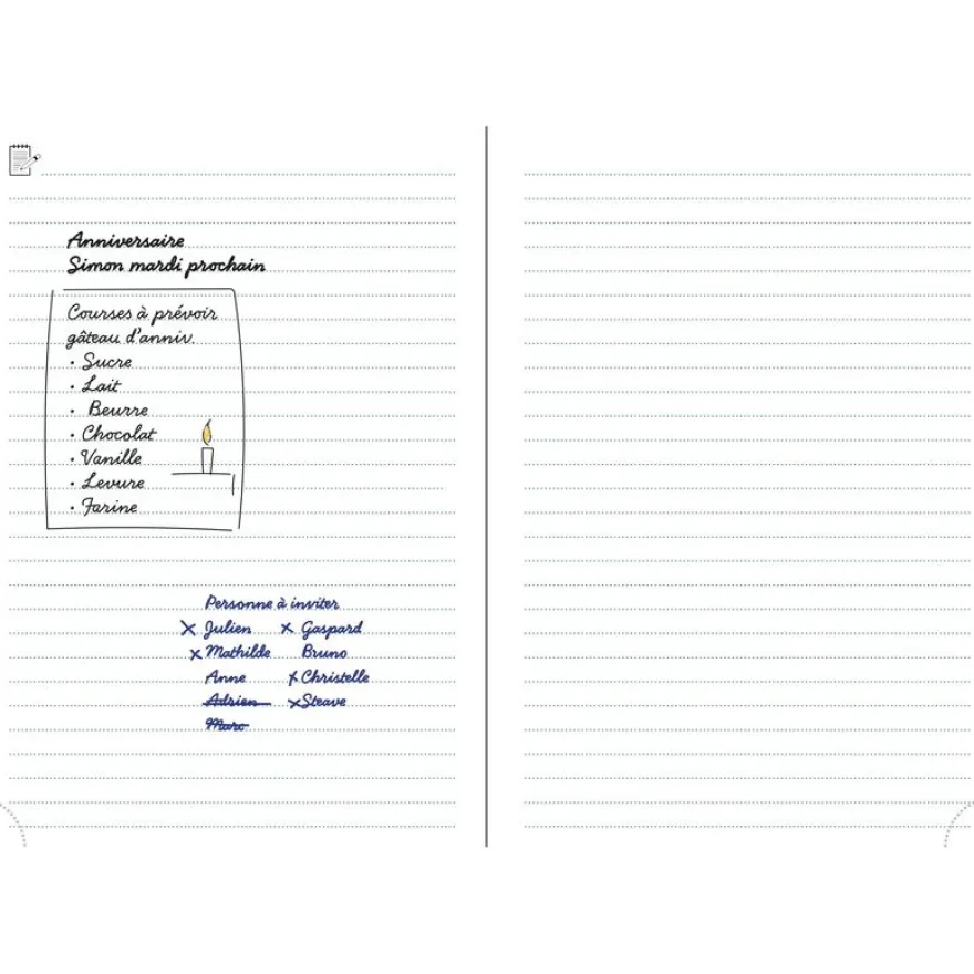Agenda de bureau EasySlim 21 Carte - 1 mois sur 2 pages - 15 x 21 cm - Noir - Exacompta