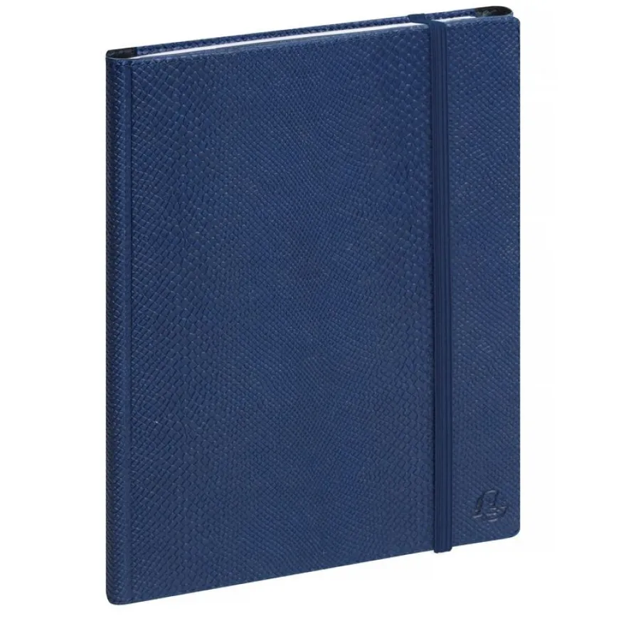 Agenda de bureau spiralé 16 mois Classic All in One - 1 semaine sur 2 pages - 15 x 21 cm - Bleu - Exacompta