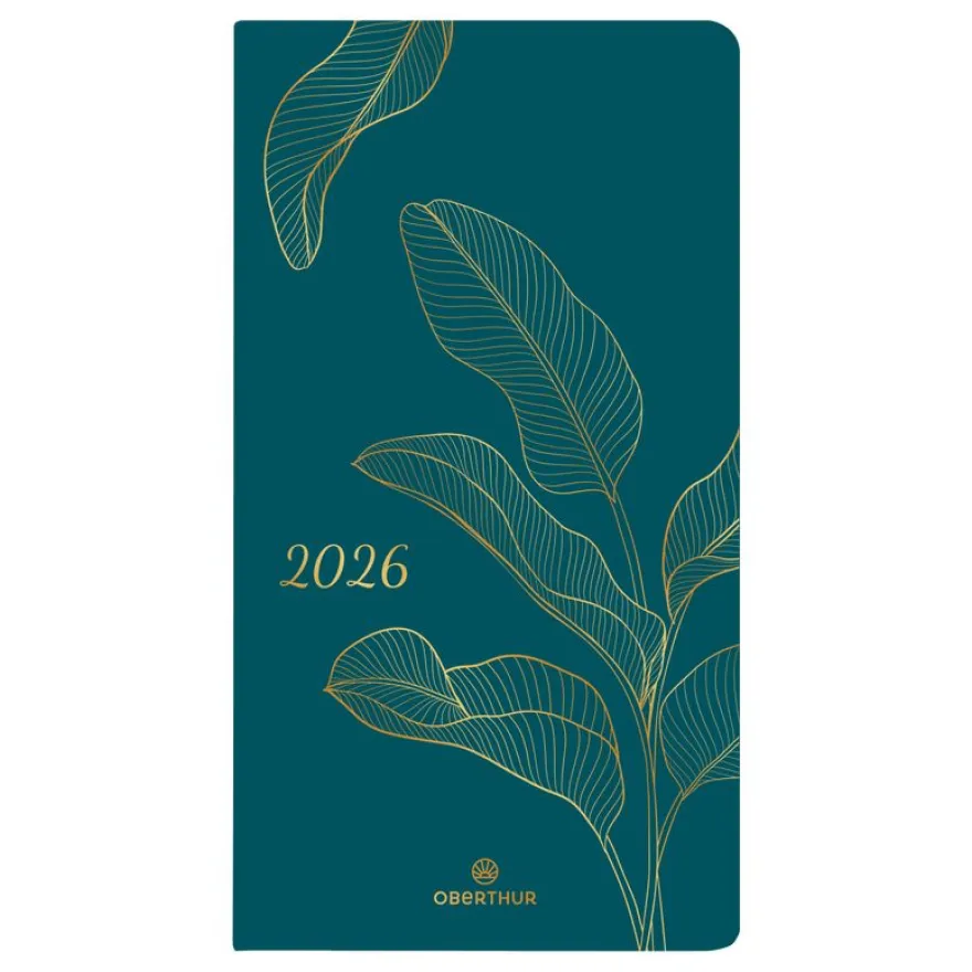 Agenda de poche Astoria - 1 semaine sur 2 pages - 9,5 x 17 cm - bleu - Oberthur