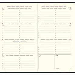 Agenda de poche Baby Croco Eurotime 16 - 1 semaine sur 2 pages - 8,5 x 16 cm - disponible dans différentes couleurs - Exacompta