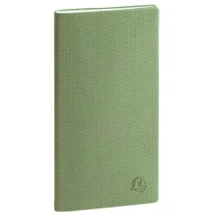 Agenda de poche Canvas - 1 semaine sur 1 page - 9 x 17,5 cm - disponible dans différentes couleurs - Exacompta