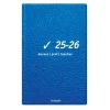 Agenda de poche Clear Prof - 1 semaine sur 2 pages - bulletin de notes - 9 x 16 cm - bleu - Brepols
