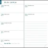 Agenda de poche Ondine Easytime 17 - 1 semaine sur 2 pages - 9 x 17,5 cm - disponible dans différentes couleurs - Exacompta