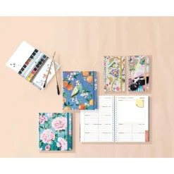 Agenda de poche Sophie Adde Lady 16S spiralé - 1 semaine sur 2 pages - 9 x 16 cm - Chats - Exacompta