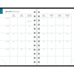 Agenda de poche spiralé 16 mois Paloma - 1 semaine sur 2 pages - 10 x 15 cm - Géométrique - Exacompta