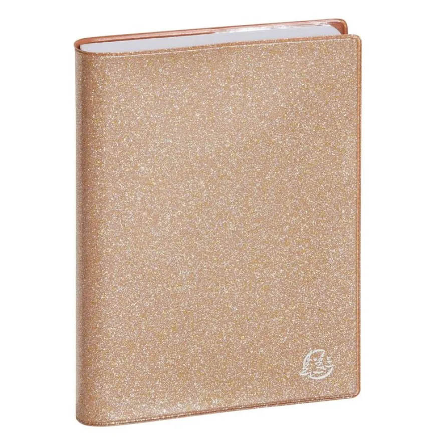 Agenda Eden - 1 jour par page - 12 x 17 cm - Or doux - Exacompta