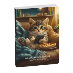 Agenda Funny Pets - 1 jour par page - 12 x 17 cm - disponible dans différents visuels - Exacompta