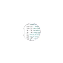Agenda Grav'Chic - 1 jour par page - 12,5 x 17,5 cm - bleu - Exacompta