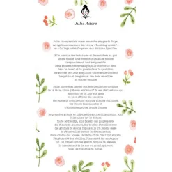 Agenda Green by Julie Adore - 1 semaine sur 2 pages - 16 mois - 9 x 16 cm - mauve - Exacompta