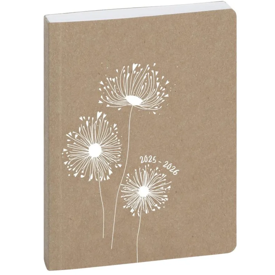 Agenda Green Eco Conçu- 1 jour par page - 12 x 17 cm - Ombelliferes - Exacompta