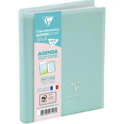 Agenda Koverbook Pastel - 1 jour par page - 12 x 17 cm - disponible dans différentes couleurs - Exacompta
